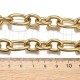 Fio Elo Oval 13mm Aço Inox Dourado