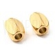 Entremeio/Separador  Carambola 10x7mm  Furo 3mm - Aço Inox 304 Vaccum Plating Dourado
