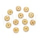 Separador/Entremeio com Brilhante 7.5mm Dourado
