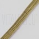 Pack 50 Discos/Contas Hematita 4mm furo 1mm - Dourada
