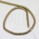 Pack 50 Discos/Contas Hematita 4mm furo 1mm - Dourada