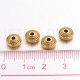 Pack 10 separador/ Contas estilo tibetano, sem chumbo e cádmio 8 mm furo: 1,5 mm - dourado antigo