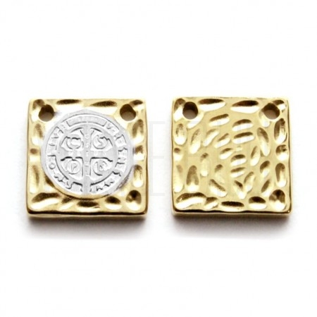 Pendente 11x11mm Escudo São Be...