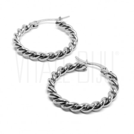 Brinco Argola Torcida 26mm - A...