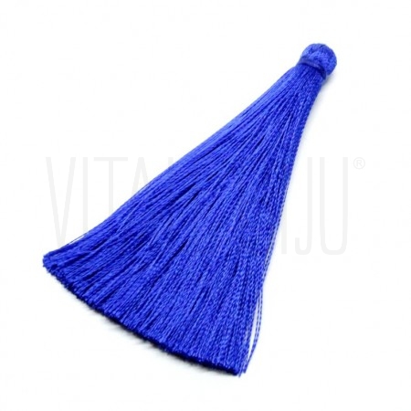 Pompom de seda 65x7mm - AZUL M...