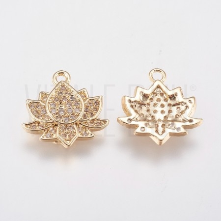 Pendente Flor de Lótus  13mm -...