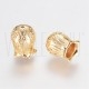 Pendente Tulipa 13x10mm - Latão Banhado a Ouro