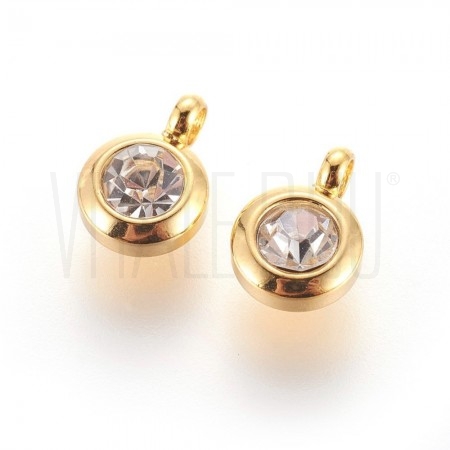 Pendente Brilhante 6.5mm - Aço...