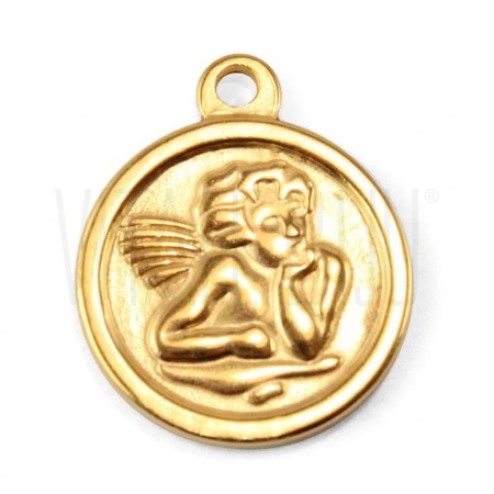  Medalha anjo 24mm frente/vers...