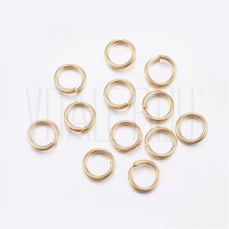 Pack 20 argolas 5mm x 1mm - Aç...