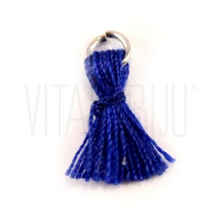 Pompom linha de algodão mini 13mm - AZUL ESCURO