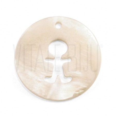 Medalha Madrepérola 25mm - MEN...
