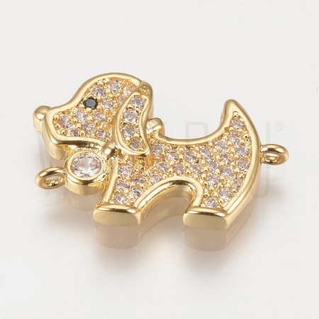 Entremeio Cão 21x14mm - Latão ...