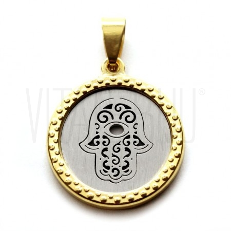  Medalha mão de Fatima ( HAMSA...