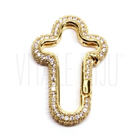 Fecho/Pendente Cruz 31x21mm - ...