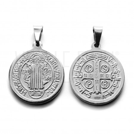 Medalha São Bento em relevo 25...