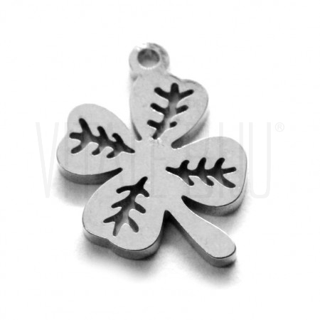 Pendente trevo 15x11mm - Aço i...