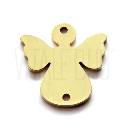 Entremeio Anjo 15x14mm - Aço I...