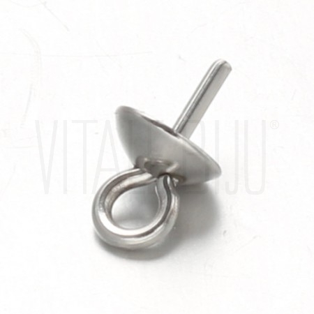 Pino aço inox Prateado - base:...