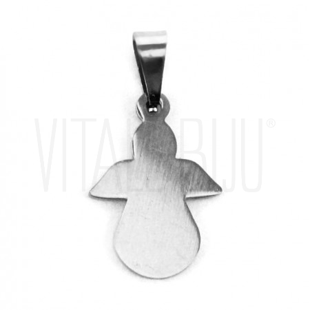 Pendente anjo 26x14mm - aço in...