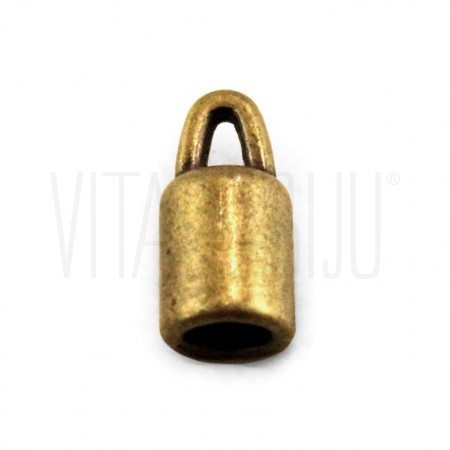 Terminal furo:3mm - Bronze