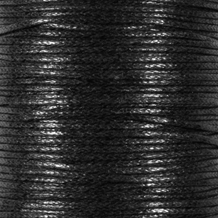 Fio algodão encerado 1mm - PRETO