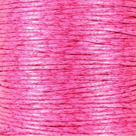 Fio algodão encerado 1mm - FUCSIA