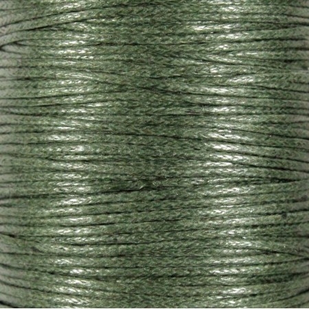 Fio algodão encerado 1mm - VERDE TROPA