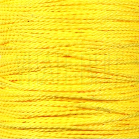 Fio algodão encerado torcido 1mm - AMARELO