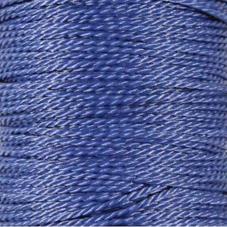 Fio algodão encerado torcido 1mm - AZUL ESCURO