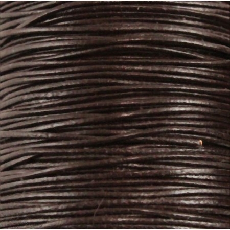 Fio de Cabedal 1mm - CASTANHO