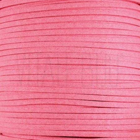 Fio de Camurça 3mm - Rosa Médio