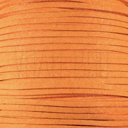 Fio de camurça laranja - 3mm