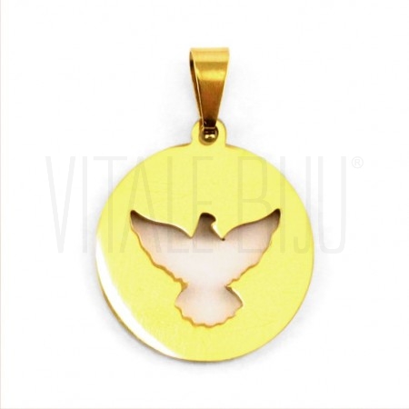 Medalha Espirito Santo 20mm - ...