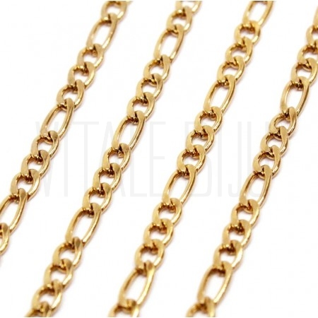 Corrente figaro 4.5mm - Aço in...