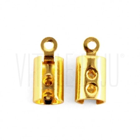 Pack 10 Terminal de apertar 4mm - aço inox  (compatível com fio de 3mm)