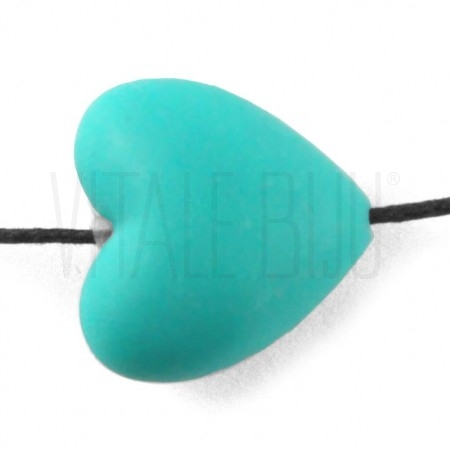 Coração de silicone 19mm furo ...