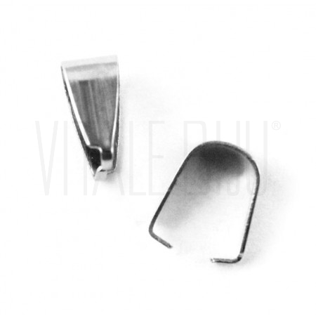 Argola-Base para Pendente 9x4mm - Aço Inox