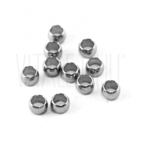 Pack 20 travão 2mm - furo 1mm Aço inox