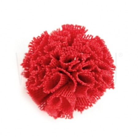 Pompom Bola de Renda 20mm - Vermelho