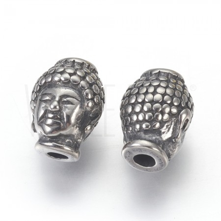 Conta Buda 13x10mm - AÇO INOX ...