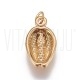  Pendente Búzio 18x10mm - Aço Inox Dourado