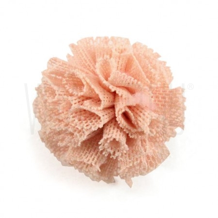 Pompom Bola de Renda 20mm - Coral