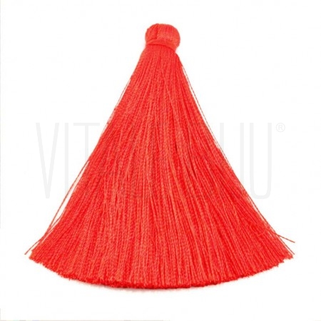 Pompom de seda 7cm Vermelho (G...