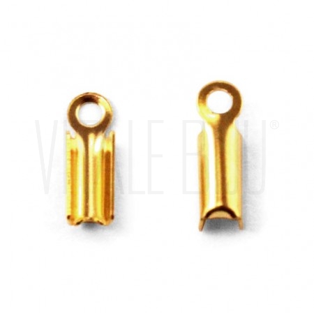 Pack 10 Terminal de apertar 2mm - aço inox (compatível com fio de 1.5mm a 2mm)