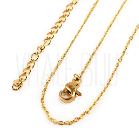 Fio Elo Oval Achatado 1mm - Aç...